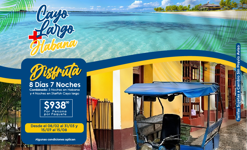 Cayo Largo ➕ Habana 🏖️ Disfruta las playas de Cuba 🌊🏝️